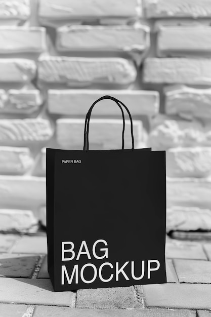 PSD paper bag mockup