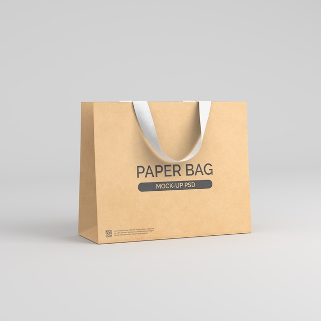 Paper bag mockup