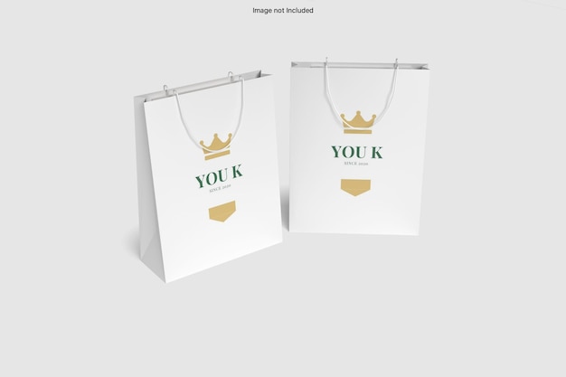 Paper bag mockup