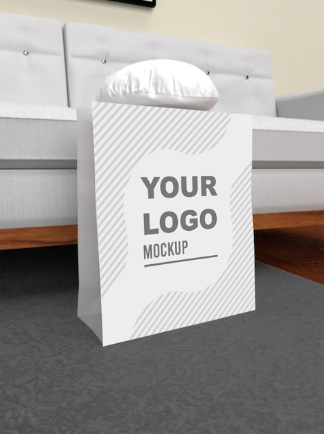 paper bag mockup