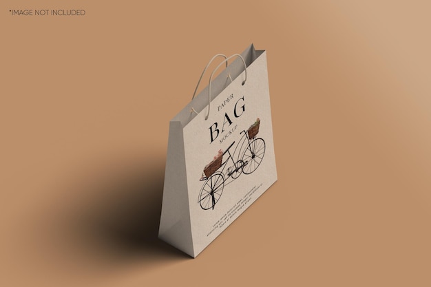 Paper bag mockup