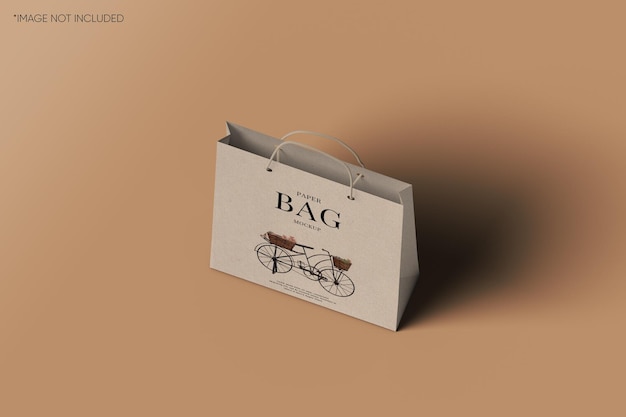 Paper bag mockup