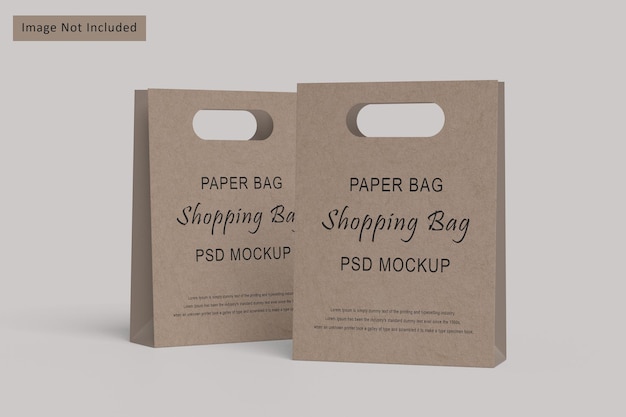 paper bag Mockup