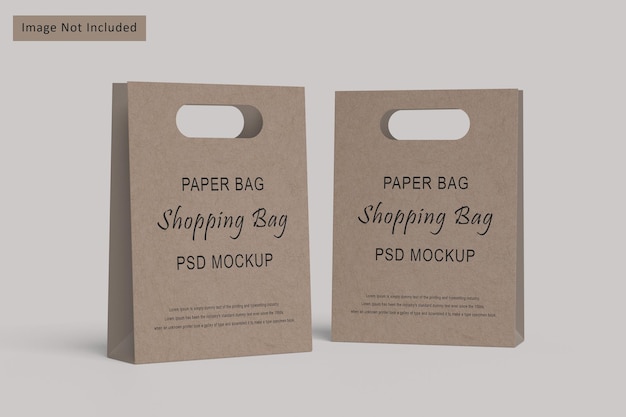 paper bag Mockup