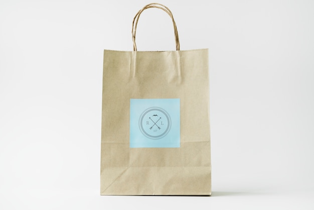 Paper bag mockup