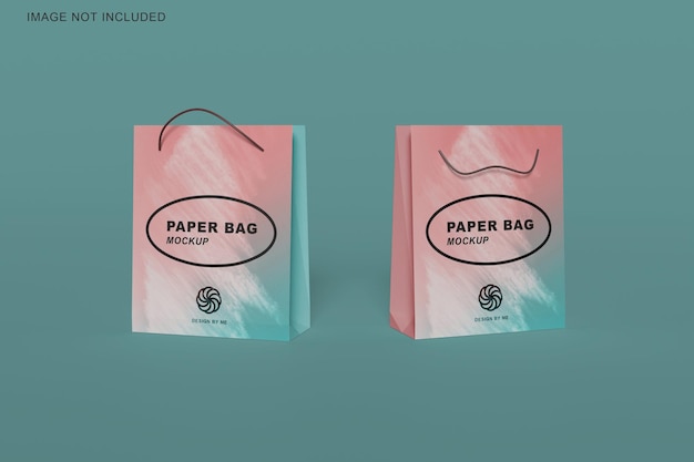 paper bag mockup