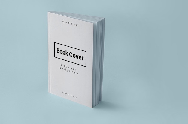 PSD paper book cover mockup