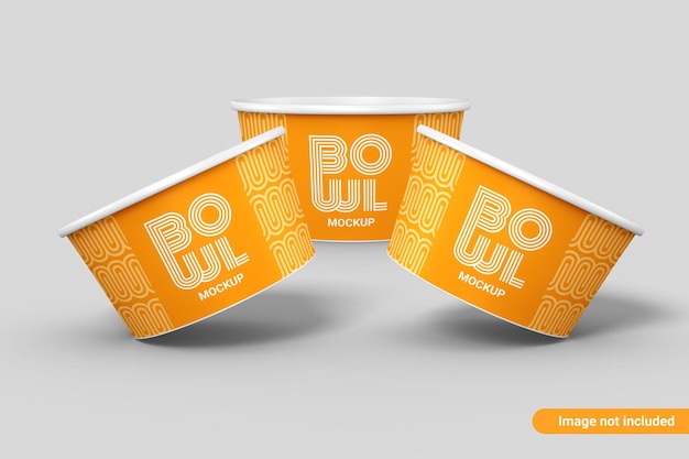 Paper Bowl Mockup