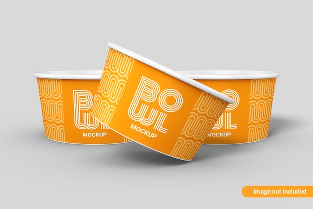 Paper Bowl Mockup