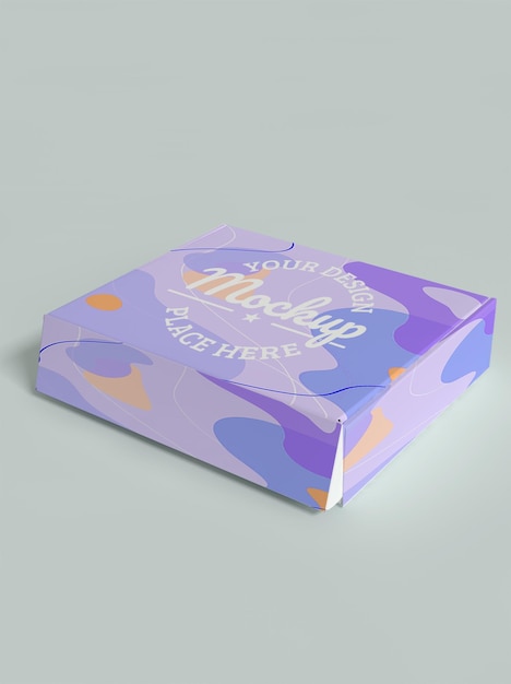 paper box packaging mockup design