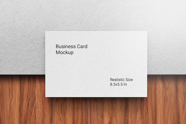 Paper Business Card Mockup