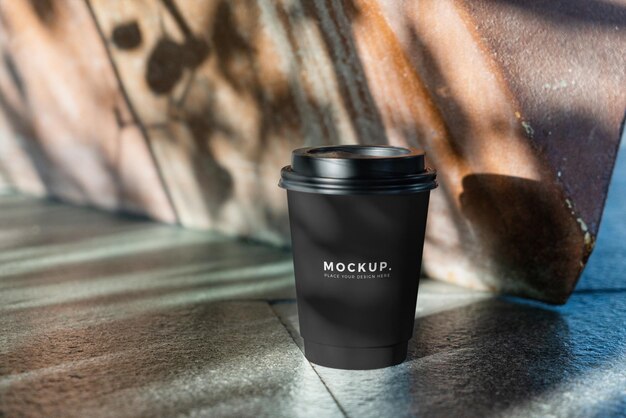 Paper coffee cup mockup, take away