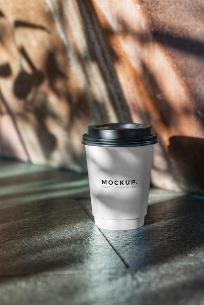 Paper coffee cup mockup, take away