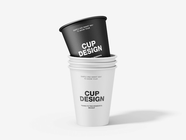 paper coffee cup mockup