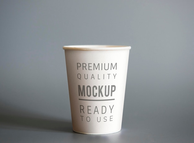 Paper cup mockup