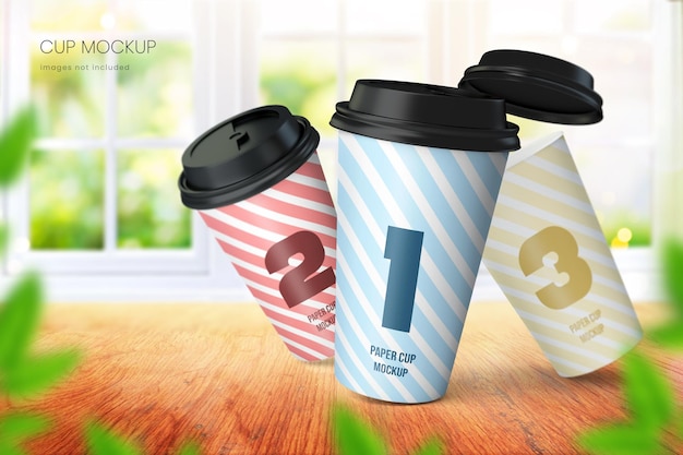 PSD paper cup mockup