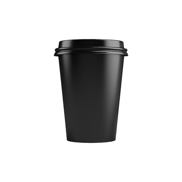 Paper cups vector realistic mock up detailed illustrations isolated