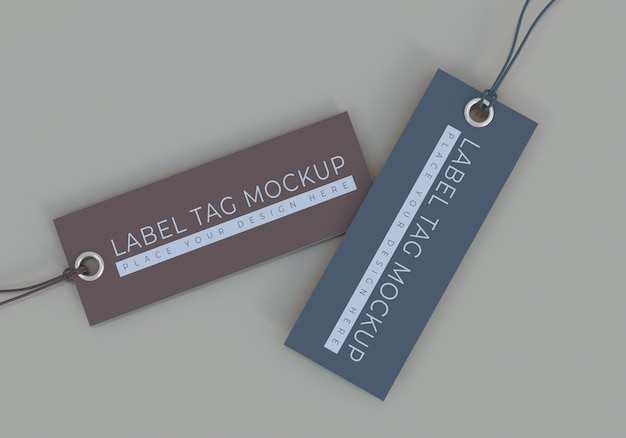 Paper Discount Hang Tag Mockup