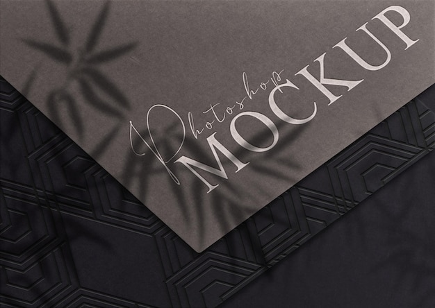 Paper Embossed Mockup