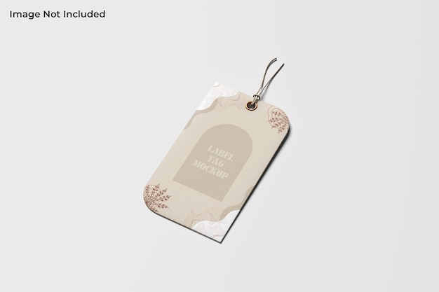 Paper Label Tags Mockup