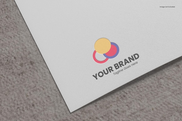 Paper Logo Mockup