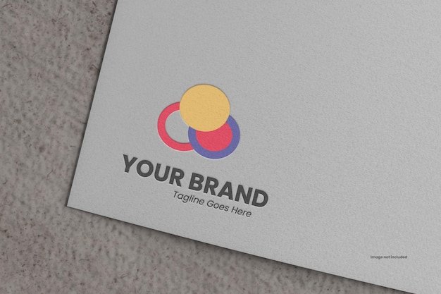 Paper Logo Mockup