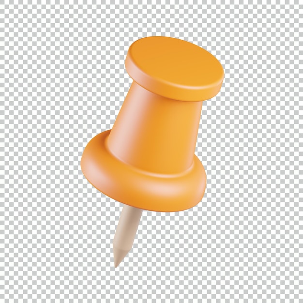 Paper Pin 3D Icon