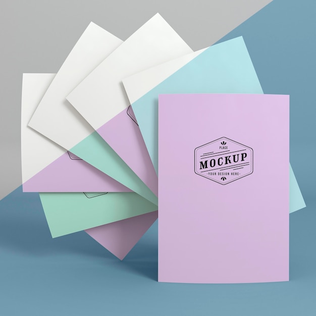 PSD paper pop concept mock-up