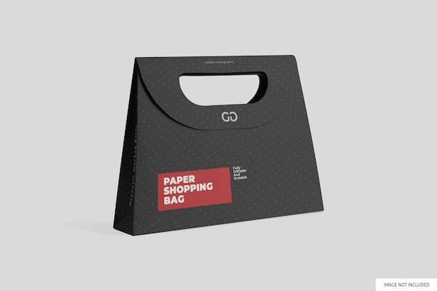 Paper Shopping Bag Mockup