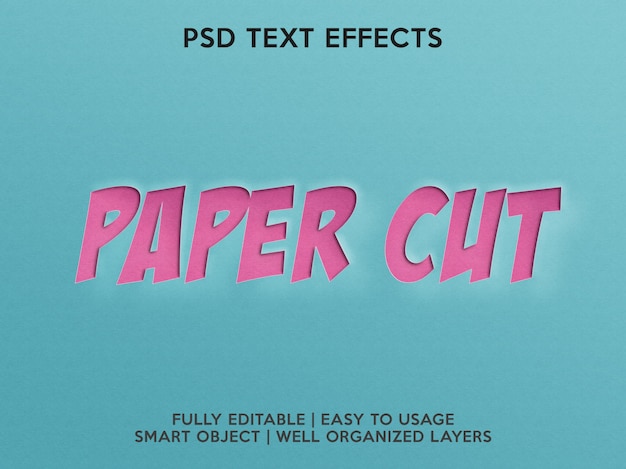 Paper text effects