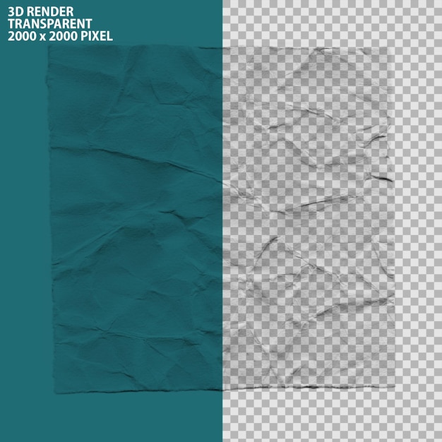 Paper Textures for Posters and Banners on isolated transparent background