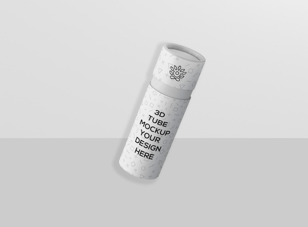 paper tube mockup