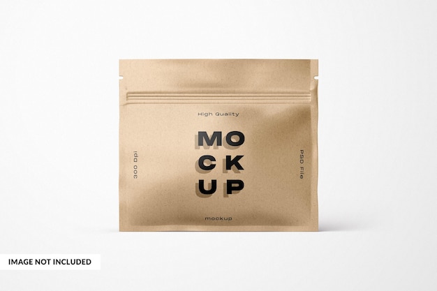 Paper Ziplock Bag Mockup