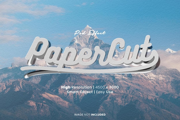 papercut psd effect