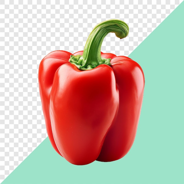 Paprika transparent background isolated image generative AI