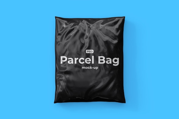 Parcel bag mockup