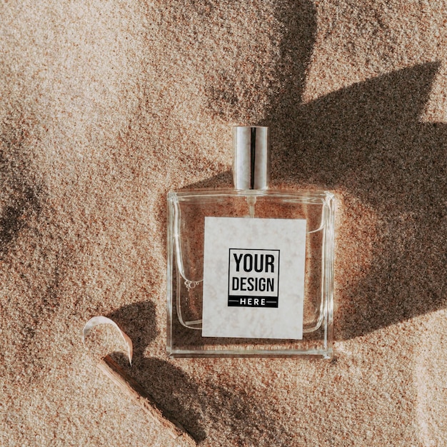 Parfum bottle mockup