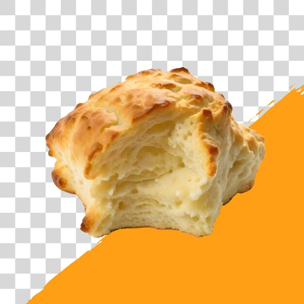 Part of the cheese toast bread on png Transparent Background