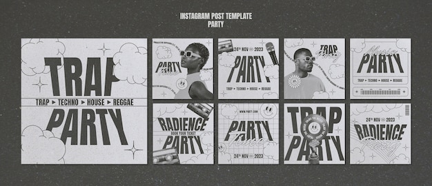 Party design template