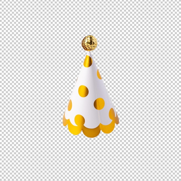 Party hat cutout Psd file