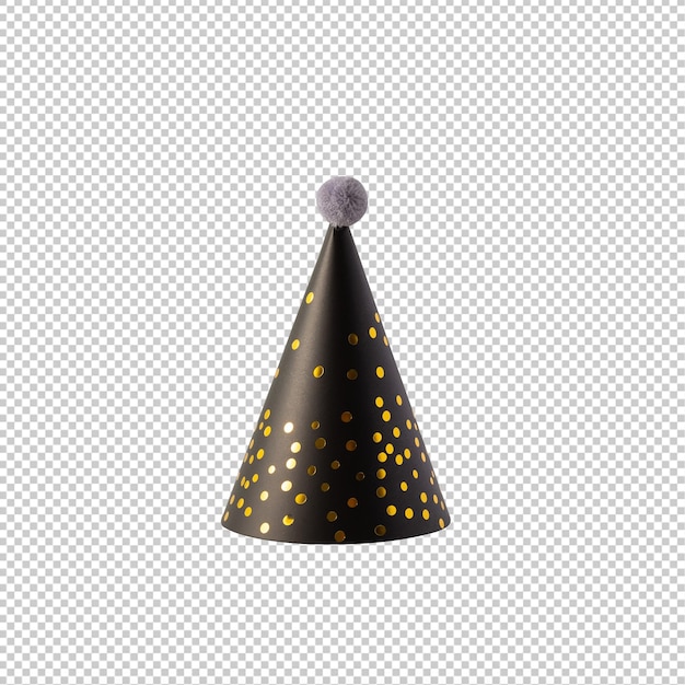 Party hat cutout Psd file