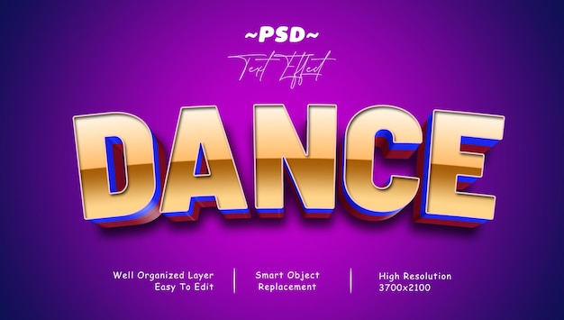 PSD party style cool editable psd text effect