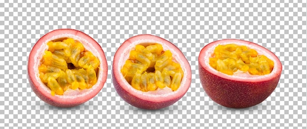 Passion fruit isolated on alpha layer