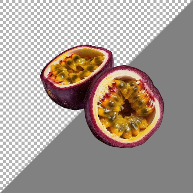 Passion fruit transparent background