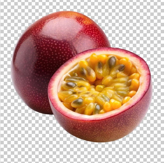 passion fruit on transparent background