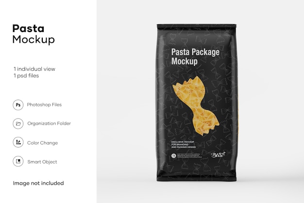 Pasta Package Mockup