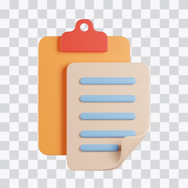 Paste 3D Icon