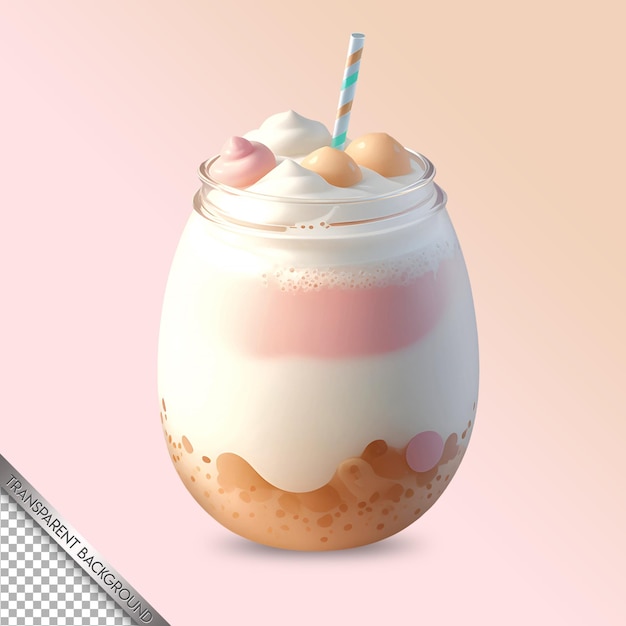 Pastel cute object transparent background