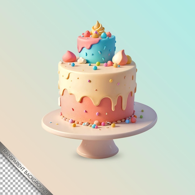 Pastel cute object transparent background