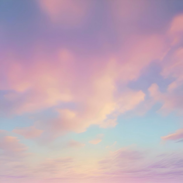 Pastel sky cloud and sunlight color gradient background AiGenerated